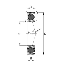 FAG Spindellager - HCB7215-C-T-P4S