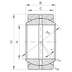 FAG Radial-Gelenklager - GE44-ZO