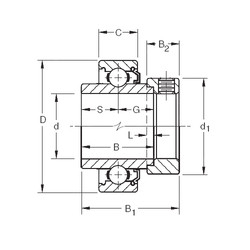 المحامل 1101KL Timken