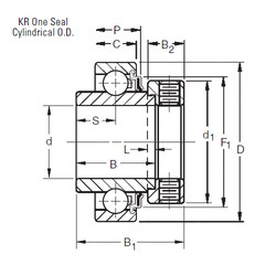 المحامل 1104KR Timken