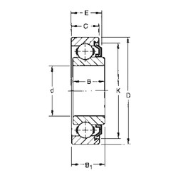 المحامل 37KVL Timken