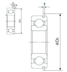 المحامل 6019NR NACHI