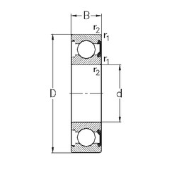 المحامل 6022-2RSR NKE