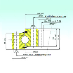 المحامل ZB1.25.0862.200-1SPPN ISB