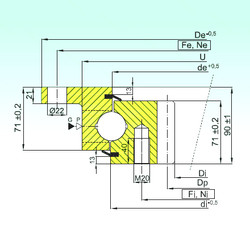 المحامل ZBL.30.1455.200-1SPTN ISB