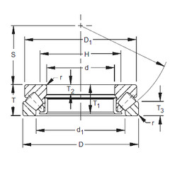 المحامل 29424 Timken