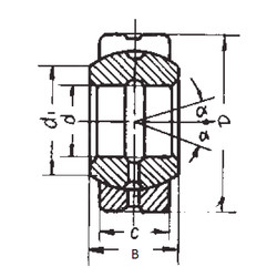 المحامل GE280ES FBJ