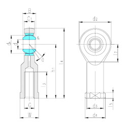 المحامل SI45ET-2RS LS