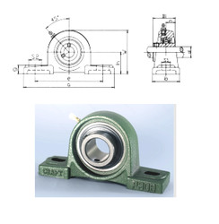 المحامل UCP309 CRAFT