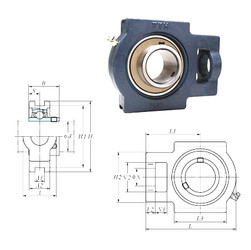 المحامل UCT212-36E FYH