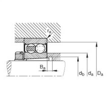 FAG Pendelkugellager - 2210-K-2RS-TVH-C3 + H310