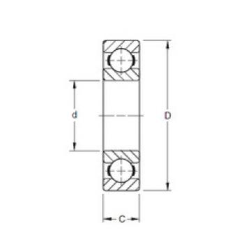 المحامل 120BIC519 Timken