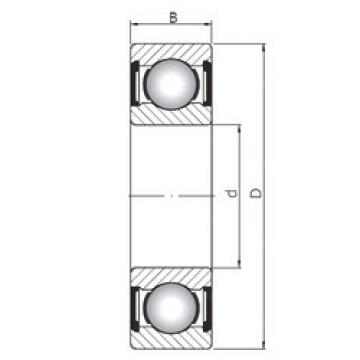 المحامل 6002 ZZ ISO