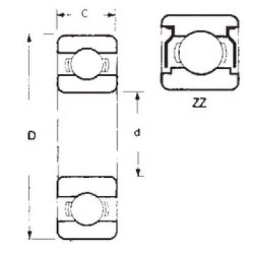 المحامل 16009ZZ FBJ