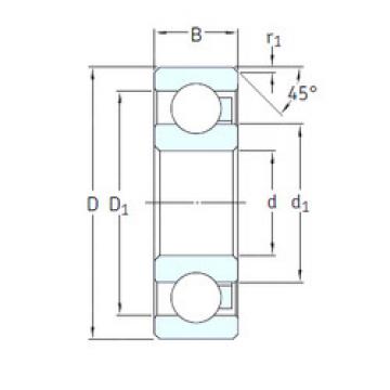 المحامل 6001/HR22T2 SKF