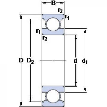 المحامل 16005 SKF