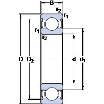 المحامل 619/4-2Z SKF