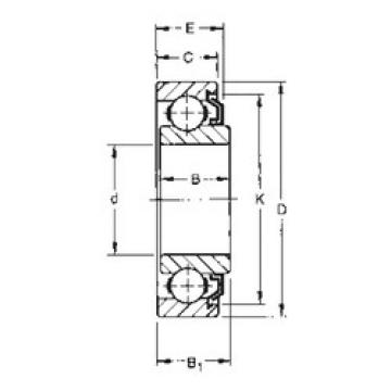 المحامل 205KL Timken