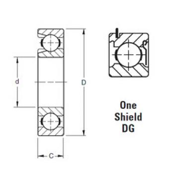 المحامل 208WDG Timken