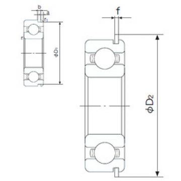 المحامل 6016NR NACHI