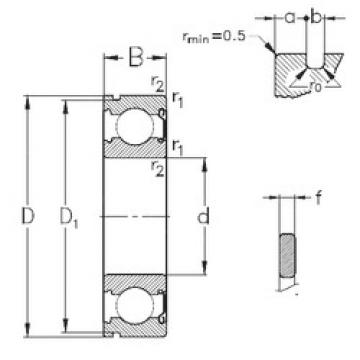 المحامل 6016-Z-NR NKE