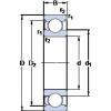 المحامل 6018-Z SKF