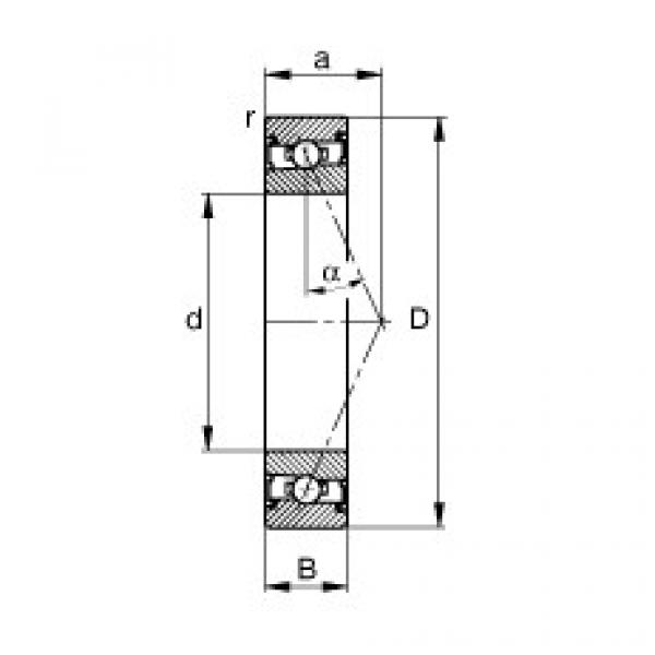 FAG Spindellager - HSS71908-E-T-P4S #1 image