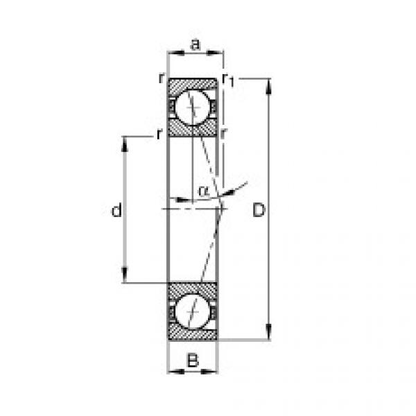 FAG Spindellager - B7210-C-T-P4S #1 image