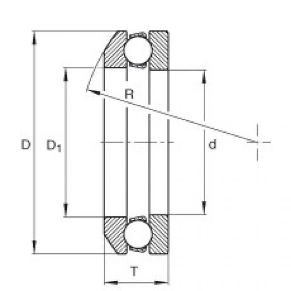 FAG Axial-Rillenkugellager - 4106 #1 image