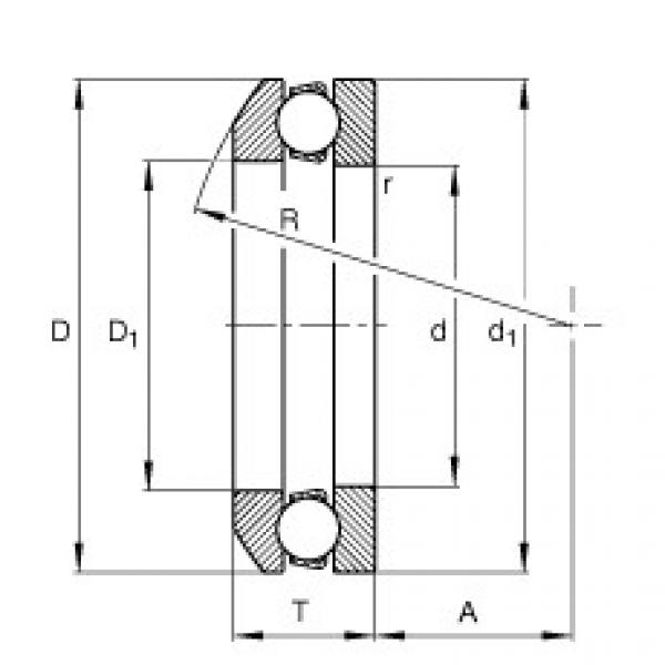 FAG Axial-Rillenkugellager - 53306 + U306 #2 image