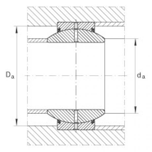 FAG Radial-Gelenklager - GE45-FO-2RS #2 image