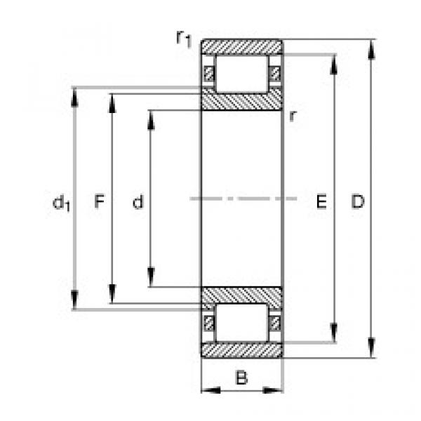 FAG Zylinderrollenlager - N311-E-XL-TVP2 #1 image