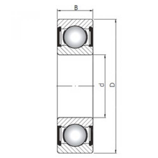 المحامل 16010 ZZ ISO #1 image