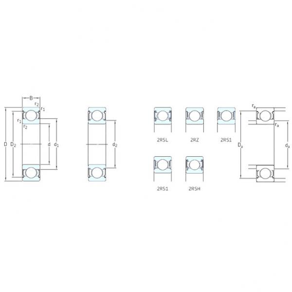 المحامل 6000-2Z SKF #1 image