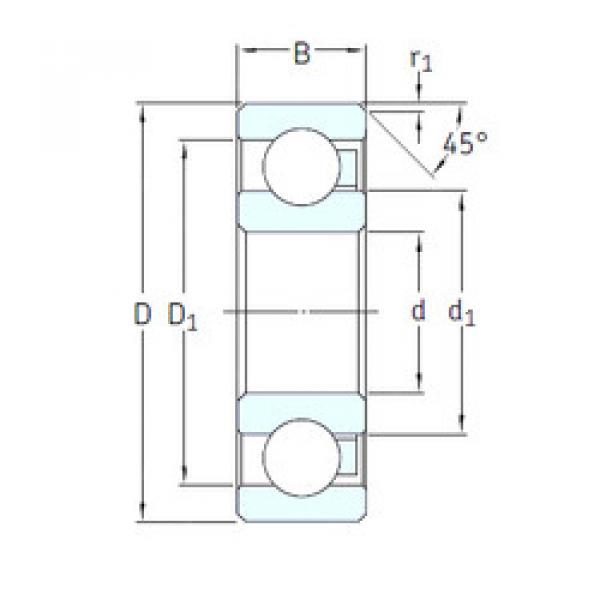 المحامل 6001/HR11QN SKF #1 image