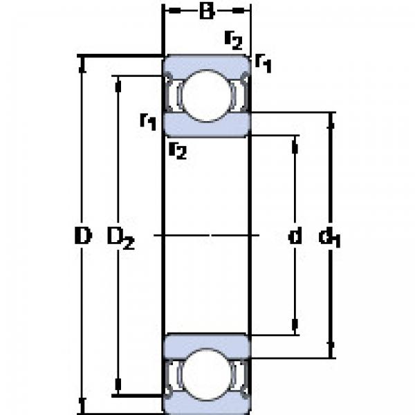 المحامل 6012-2Z SKF #1 image