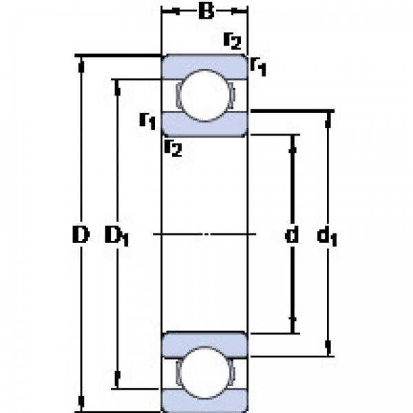 المحامل 61856 MA SKF #1 image