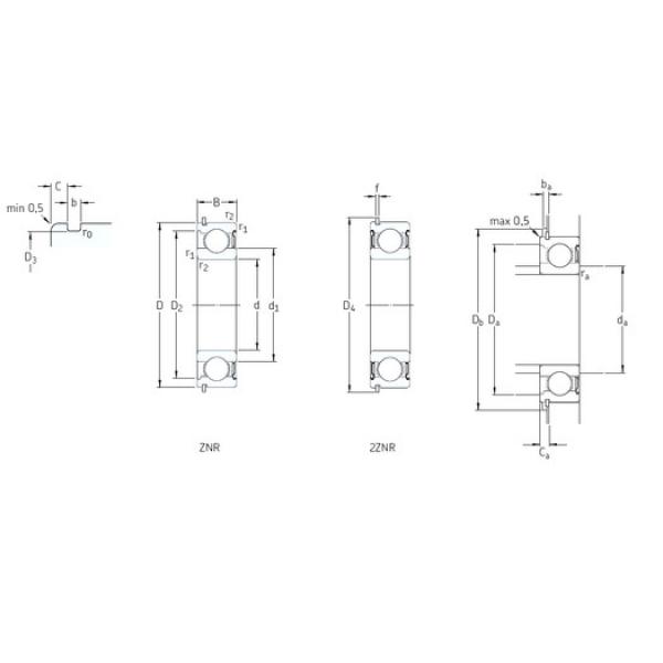 المحامل 214-ZNR SKF #1 image