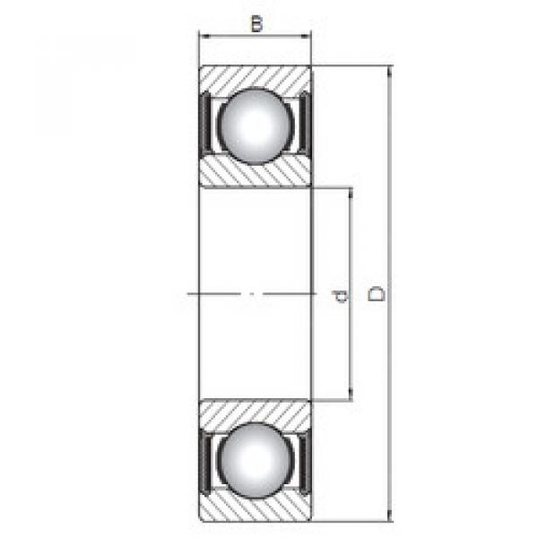 المحامل 6003-2RS ISO #1 image