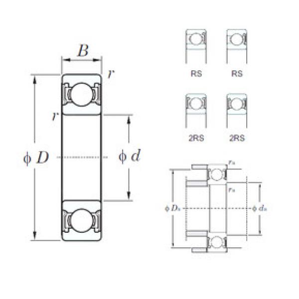 المحامل 60/32-2RS KOYO #1 image