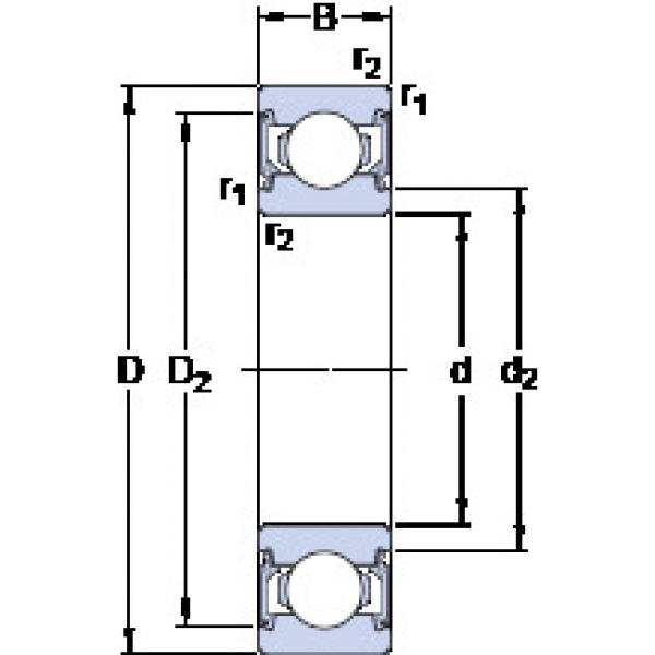 المحامل 6003-2RSLTN9/HC5C3WT SKF #1 image