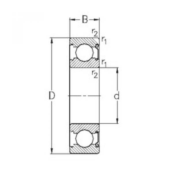 المحامل 6007-Z NKE #1 image