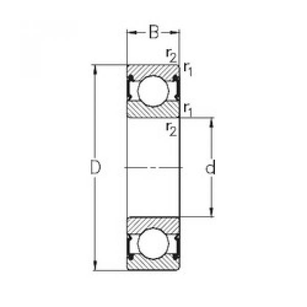 المحامل 6005-RS2 NKE #1 image