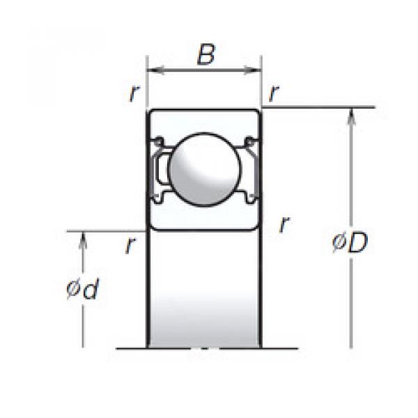 المحامل 6009T1XZZ NSK #1 image