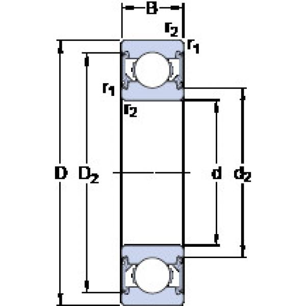 المحامل 6004-2RSH SKF #1 image