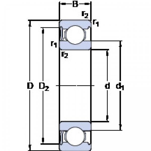 المحامل 6013-RS1 SKF #1 image