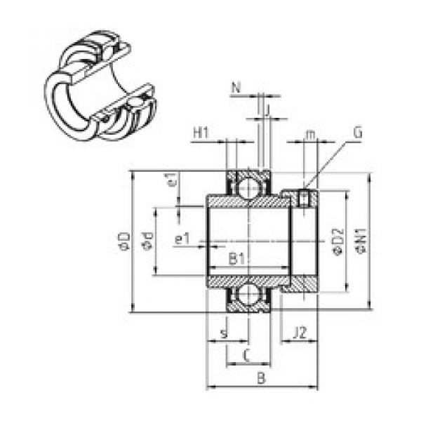 المحامل CEX207-22 SNR #1 image