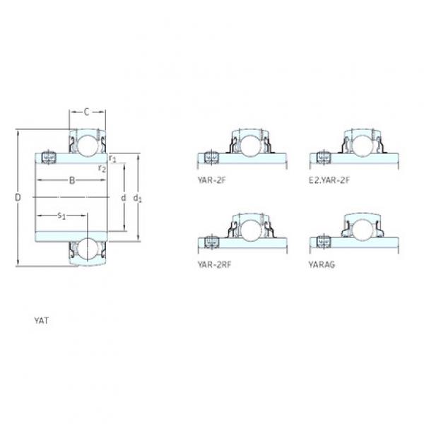 المحامل YAR207-107-2RF/HV SKF #1 image