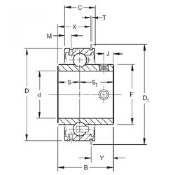 المحامل ER28DD Timken #1 image