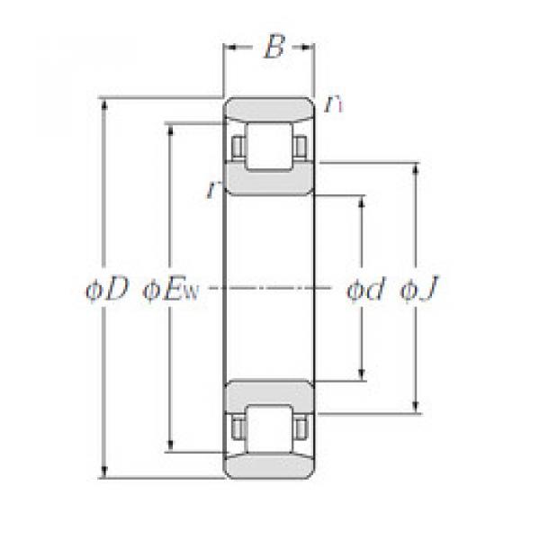 المحامل N1022 NTN #1 image